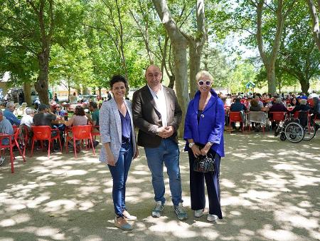 Imagen Medio millar de personas celebran el Día de la Fiesta del CSS La Fuencisla con un ambiente familiar que no olvida la visita del Papa a España
